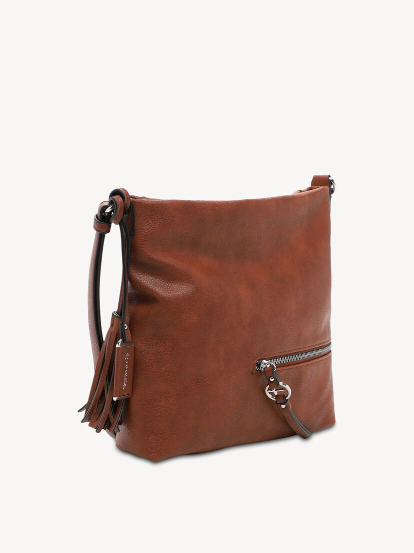 Schoudertas - bruin, cognac, hi-res