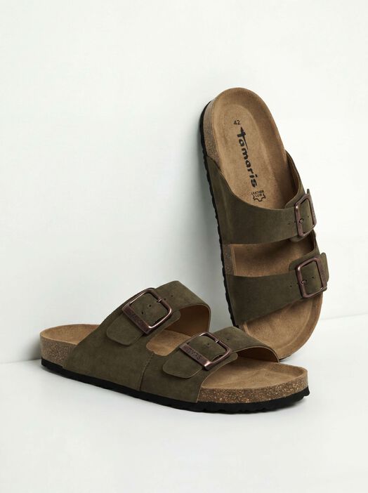 Slipper, OLIVE, hi-res