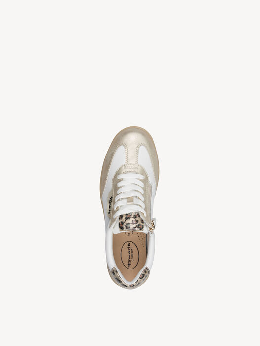 Sneaker, WHITE/GOLD, hi-res