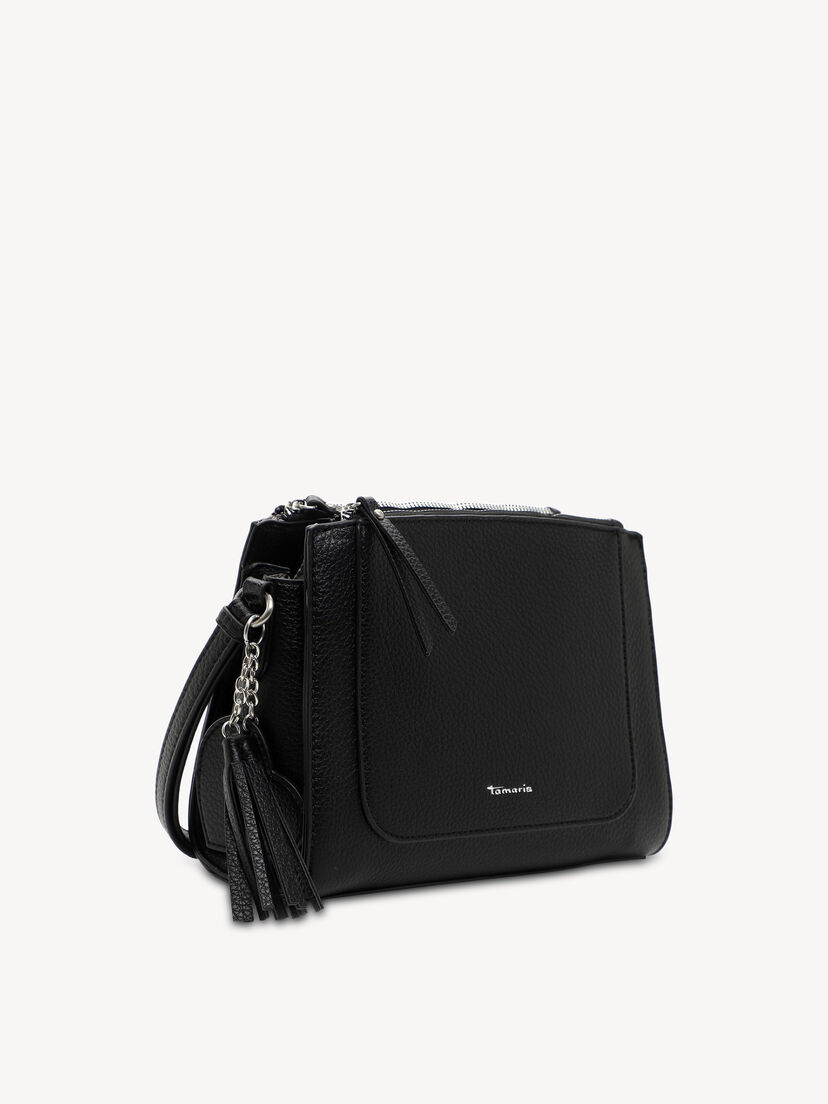 Schoudertas - zwart, black, hi-res