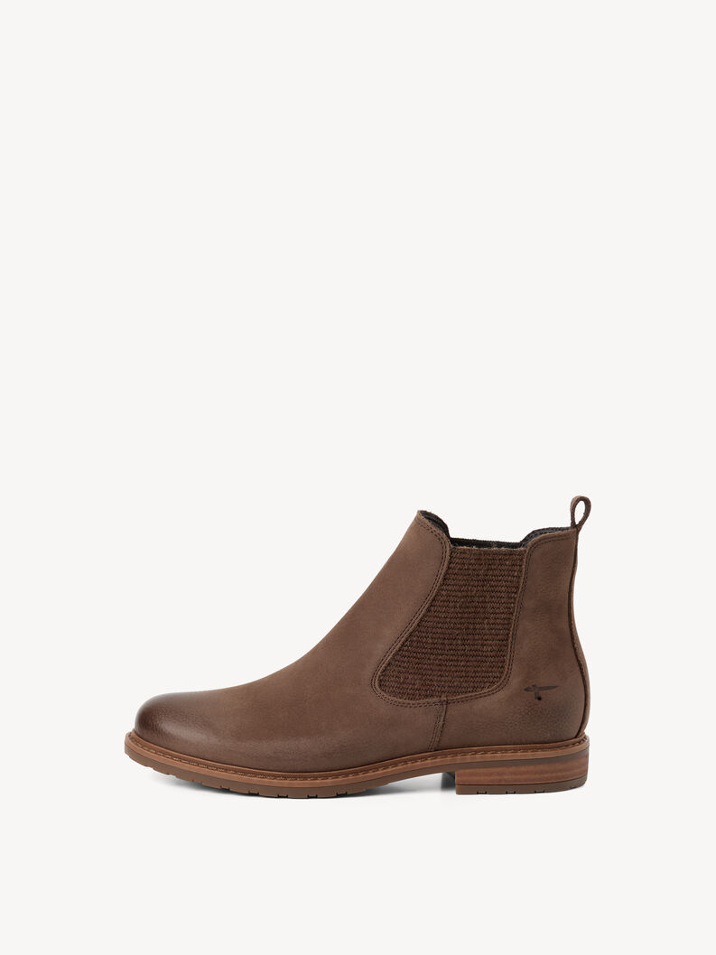 Leder Chelsea Boot - beige, DUNE NUBUC, hi-res