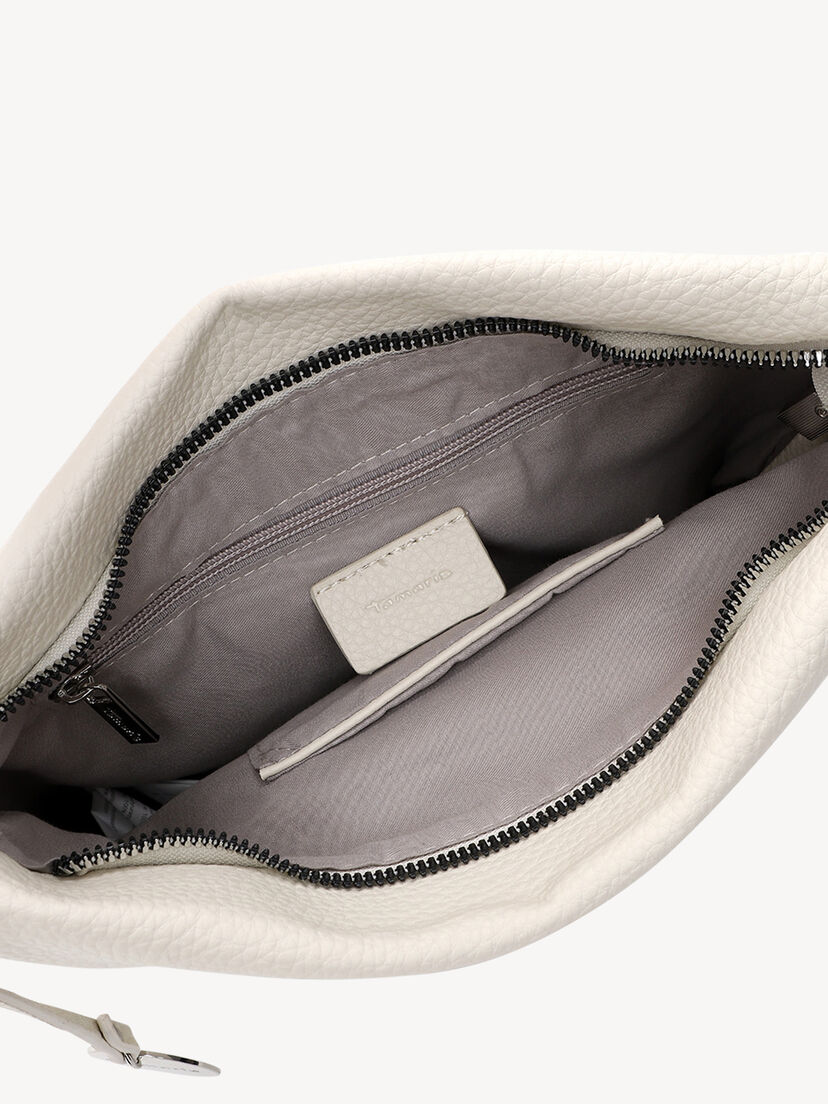 Schoudertas - grijs, ecru, hi-res