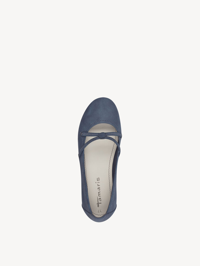 Ballerina - blauw, NAVY, hi-res