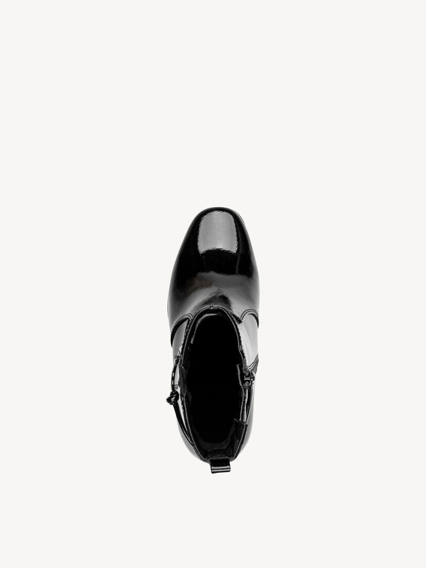 Enkellaarsje - zwart, BLACK PATENT, hi-res