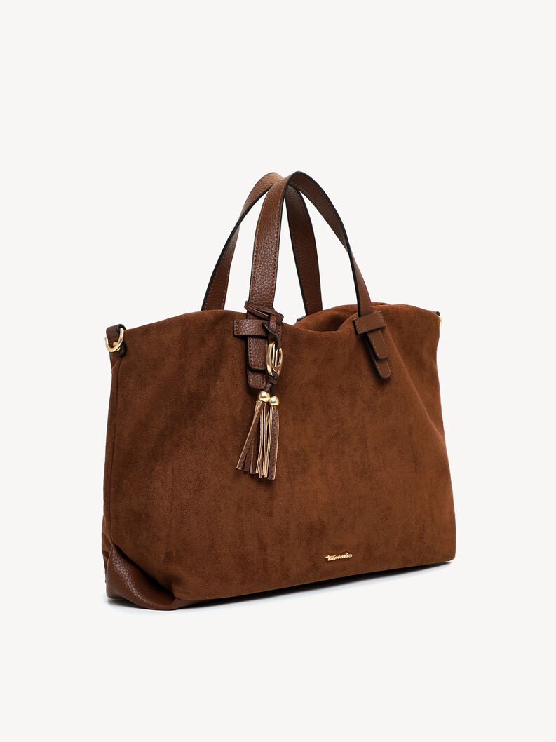 Shopping bag - brown, cognac, hi-res