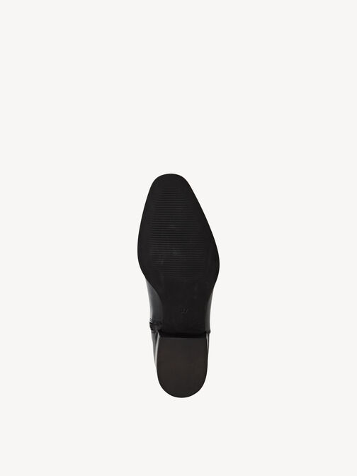 Bottine, BLACK LEATHER, hi-res