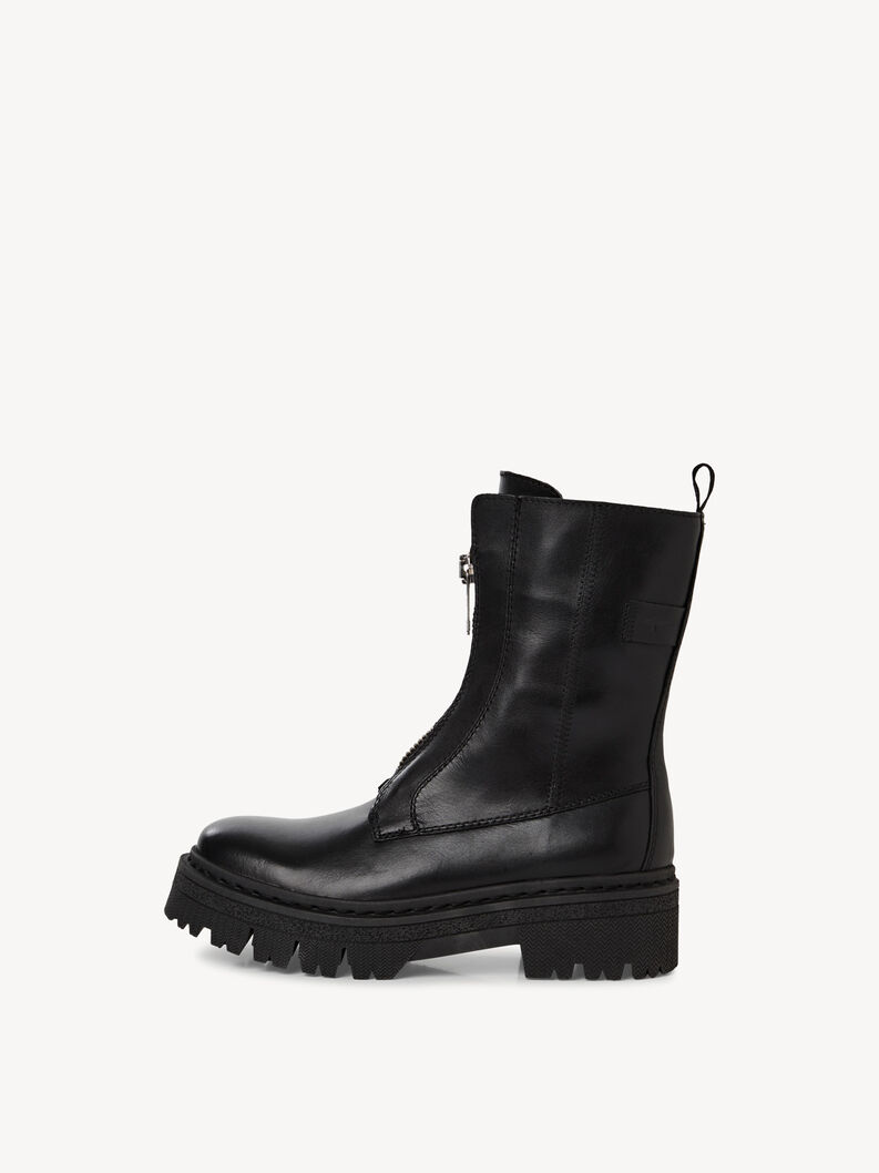 Stiefelette, BLACK LEATHER, hi-res