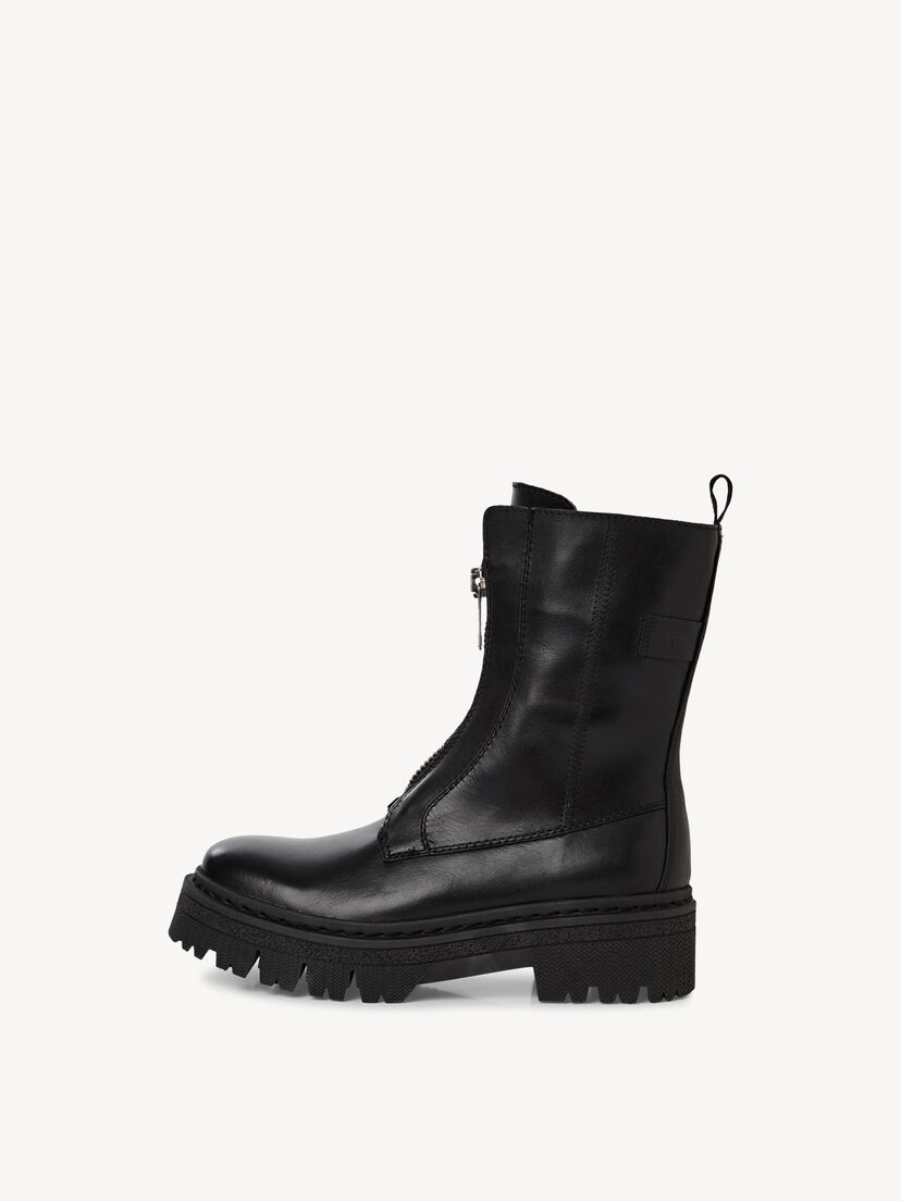 Enkellaarsje, BLACK LEATHER, hi-res