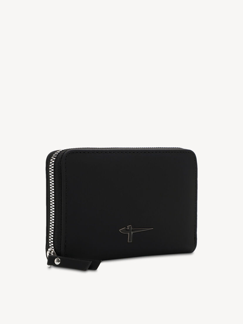 Portemonnee - zwart, black, hi-res