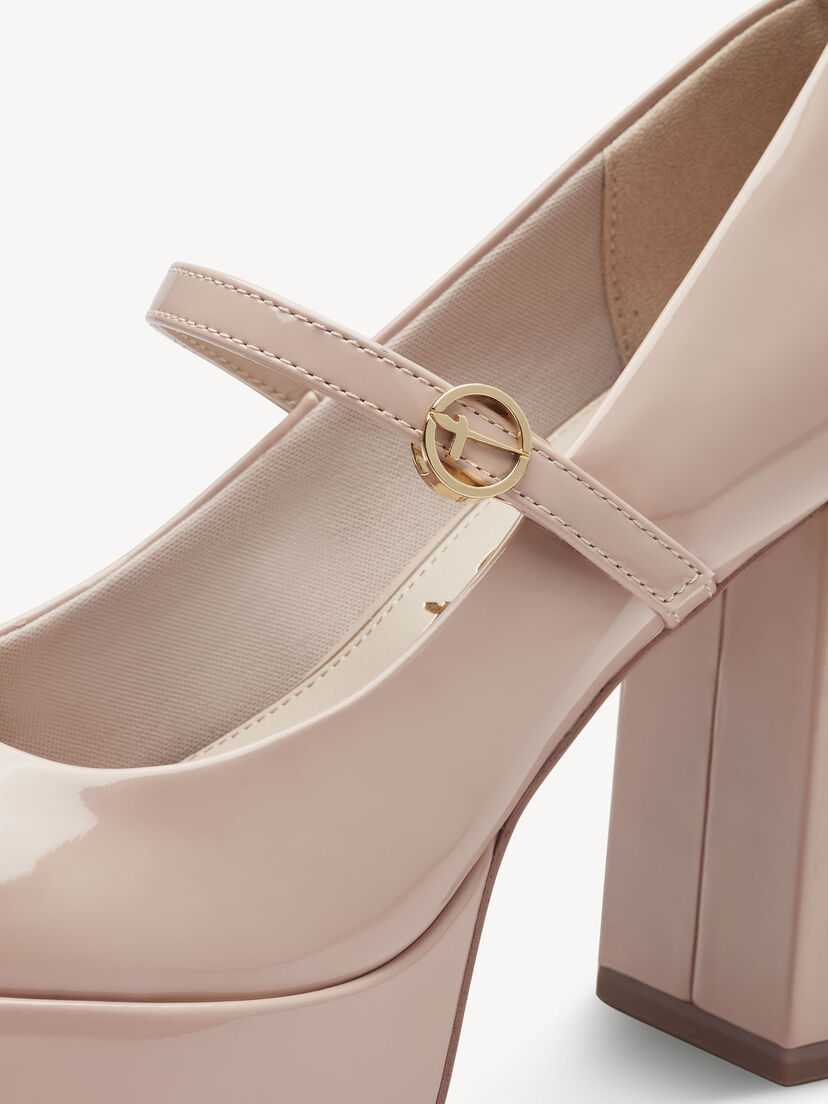 Pumps - beige, NUDE PATENT, hi-res