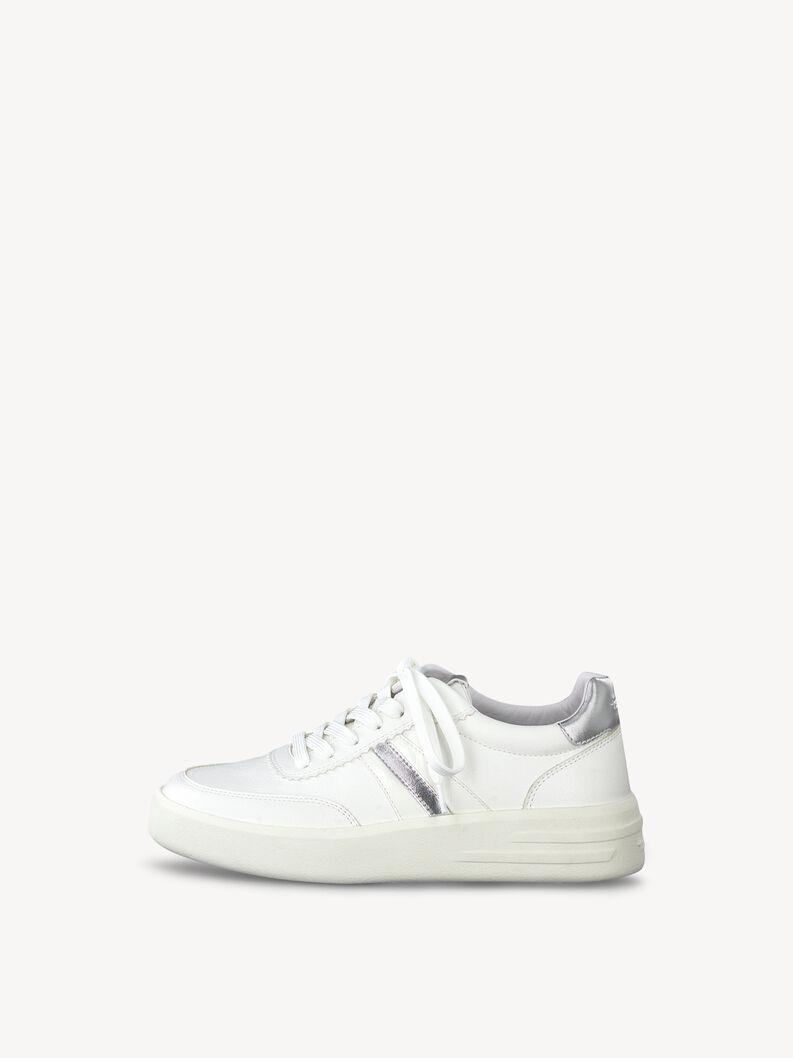 Sneaker - weiß, WHITE/SILVER, hi-res
