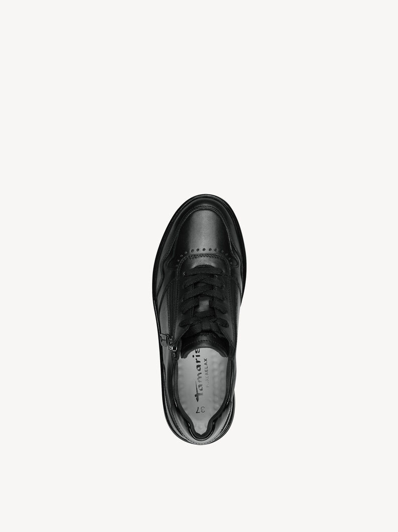 Sneaker - schwarz, BLACK LEATHER, hi-res