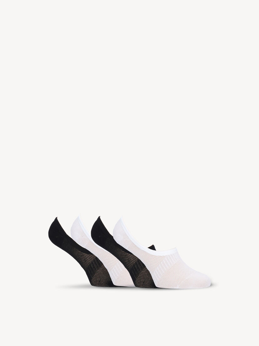 Sokken, 4-pack, Black/White, hi-res