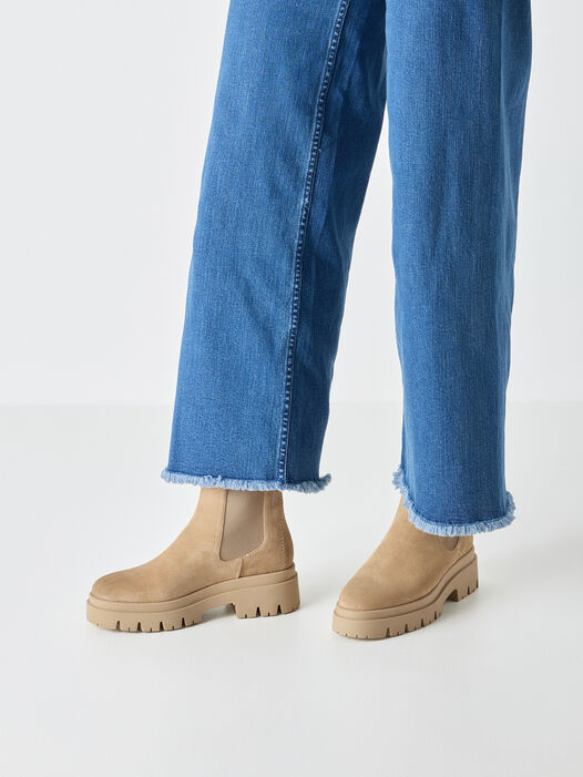 Chelseaboot, BEIGE SUEDE, hi-res