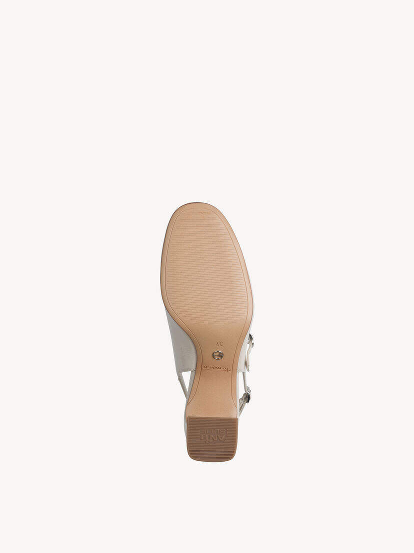 Slingpumps - beige, IVORY PATENT, hi-res