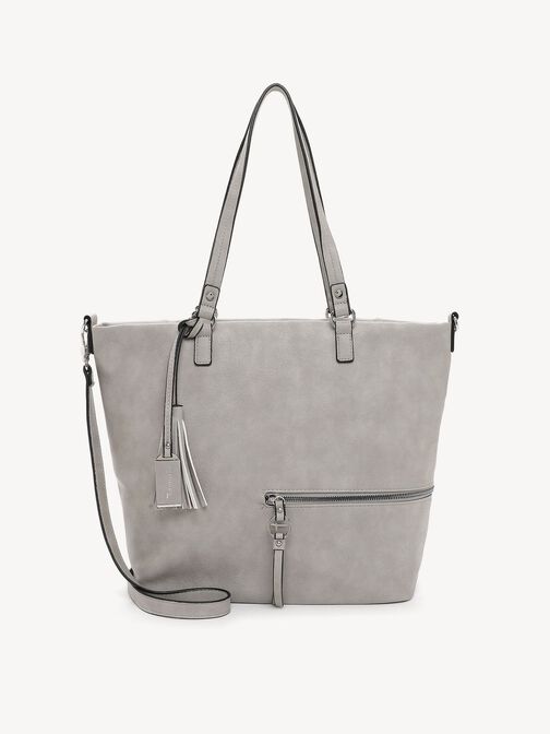 Shopping bag, lightgrey, hi-res