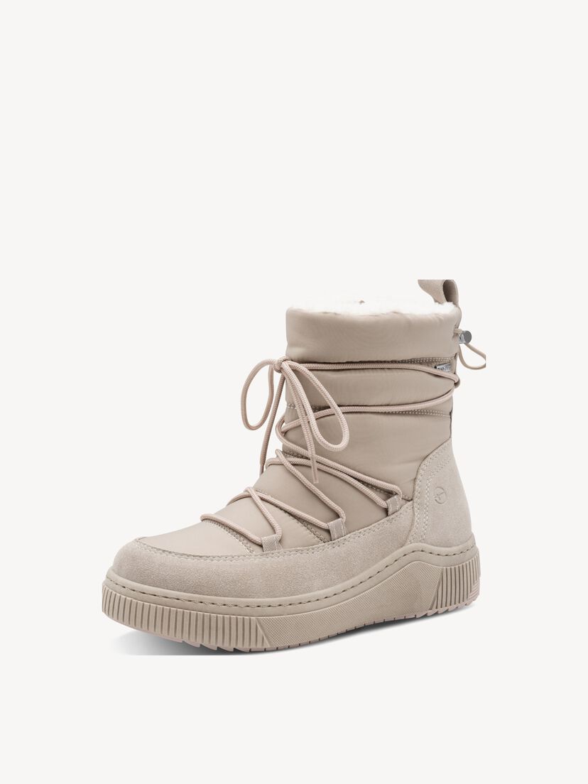 Enkellaarsje - grijs warme voering, beige, hi-res