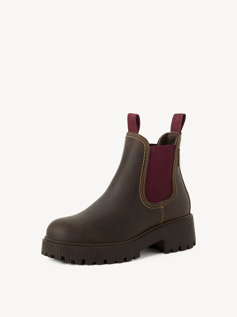 Leder Chelsea Boot - braun, BROWN, hi-res