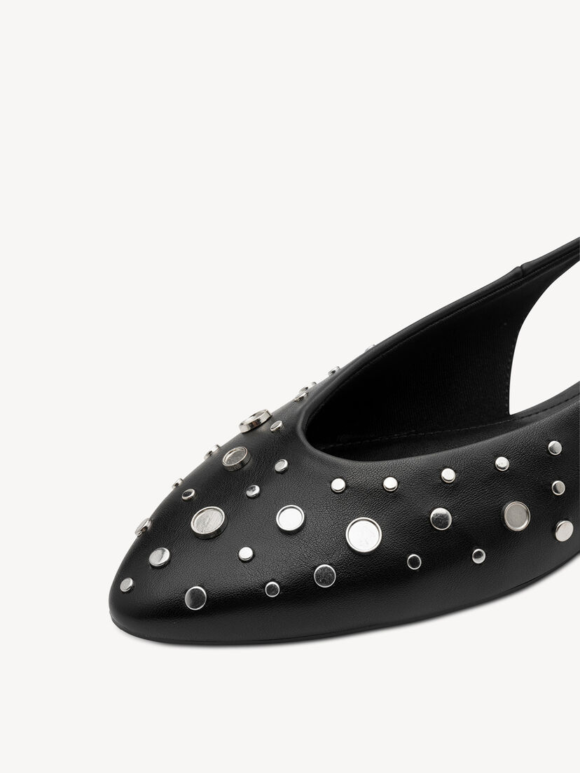 Slingpumps - zwart, BLACK, hi-res