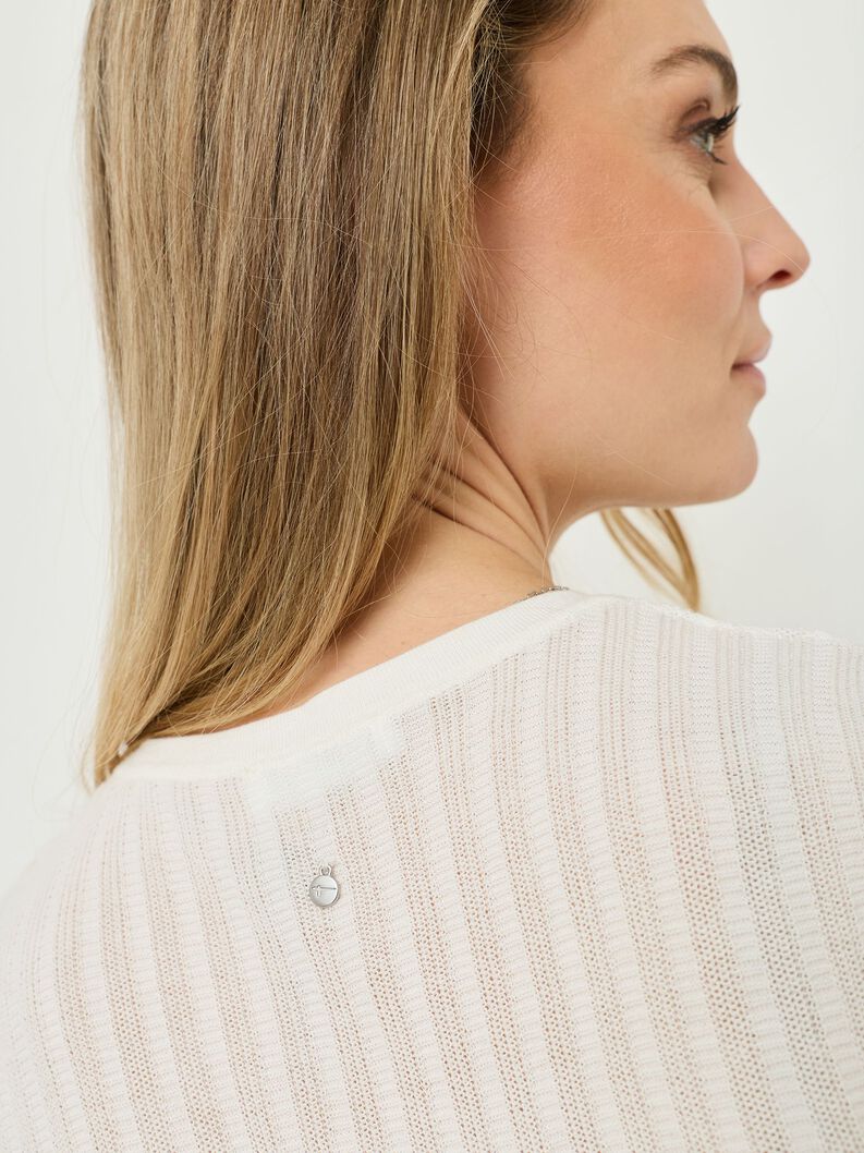 Knitted top - white, Sugar Swizzle, hi-res