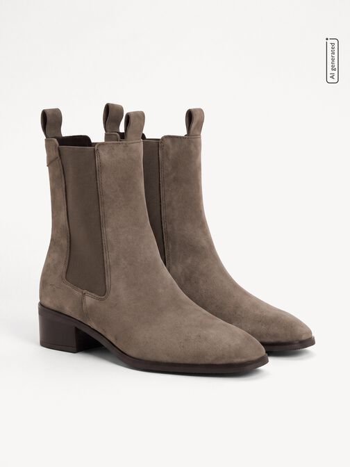 Chelsea boot, TAUPE SUEDE, hi-res