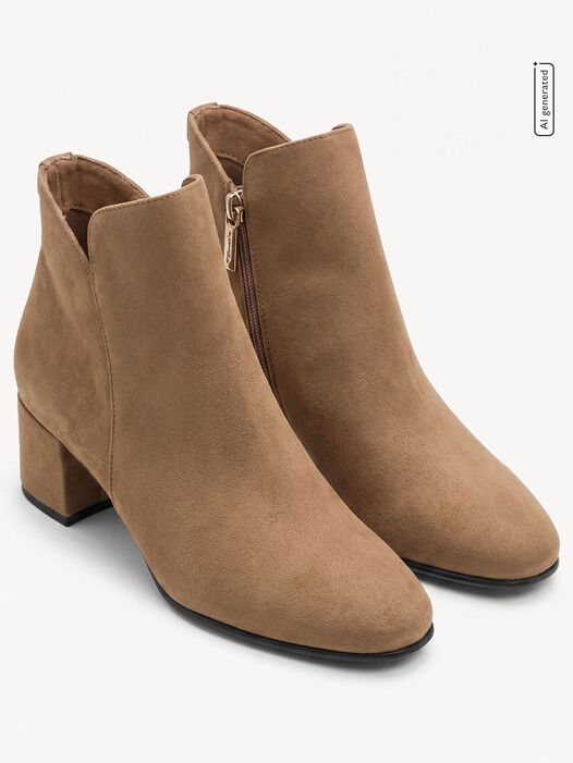 Enkellaarsje, beige, hi-res