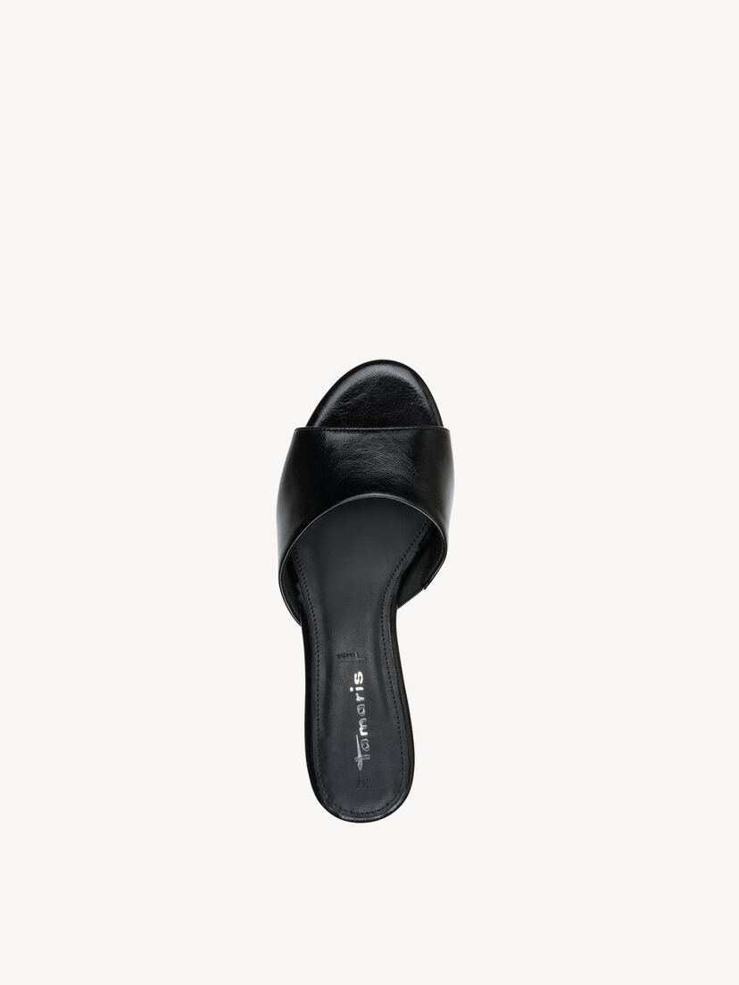Slipper - zwart, BLACK, hi-res