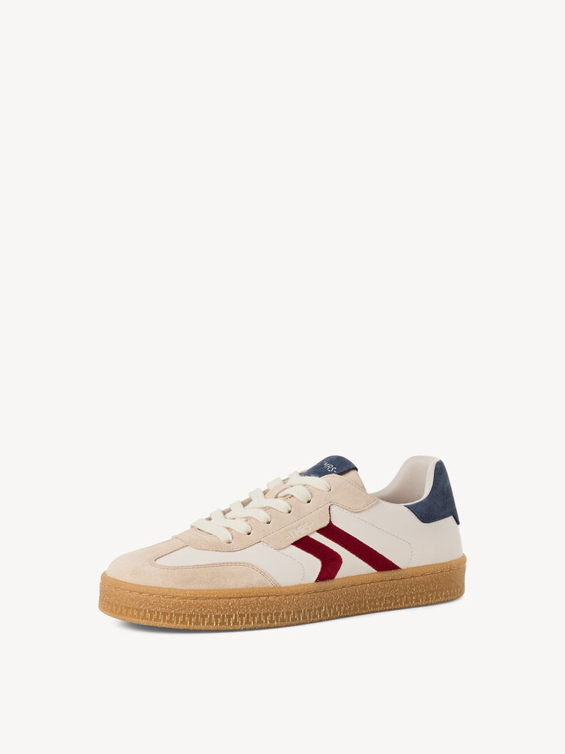 Basket en cuir - blanc, OFFWHITE COMB, hi-res