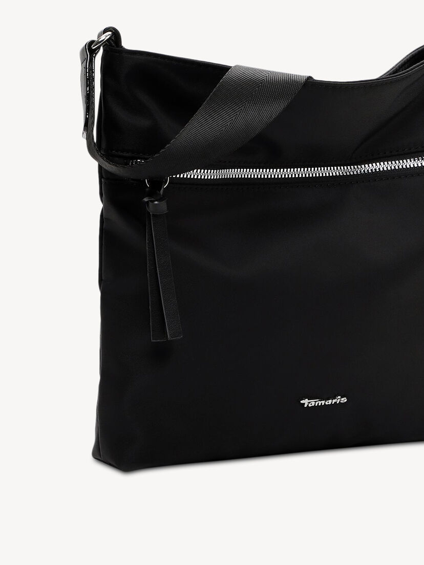 Schoudertas - zwart, black, hi-res