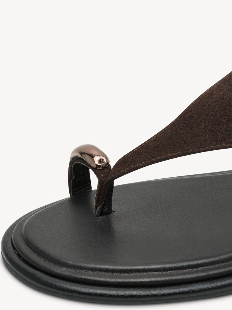 Ledersandale - braun, MOCCA, hi-res