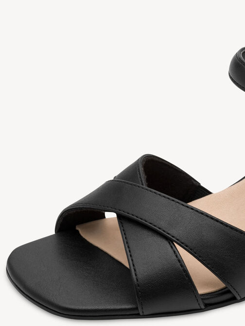 Heeled sandal, BLACK, hi-res