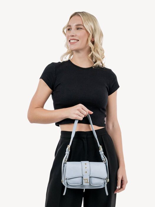 Schoudertas, crystal blue, hi-res