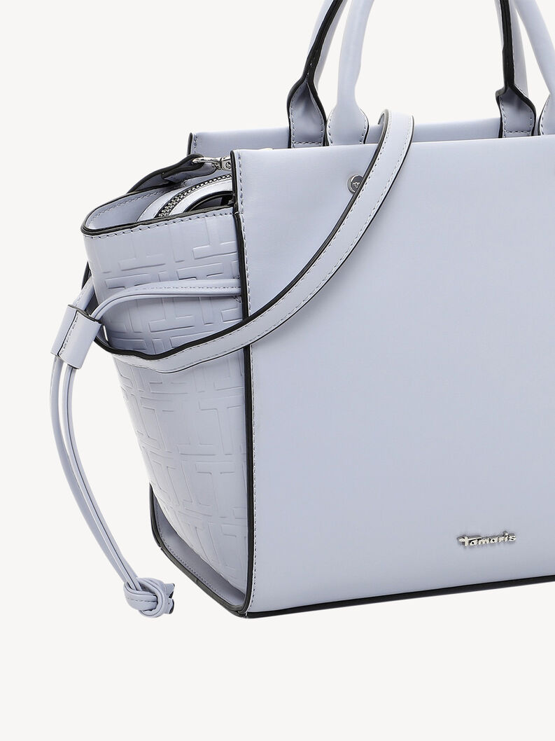 Shopping bag - blue, greyblue, hi-res