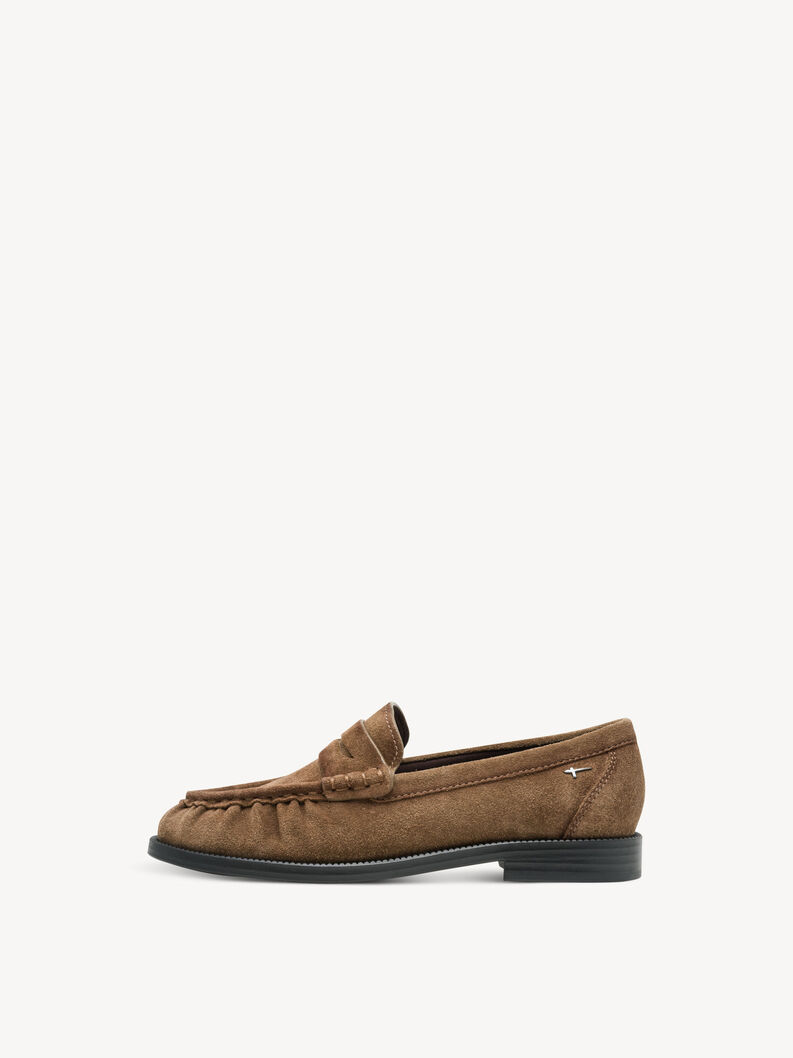 Slipper en cuir - marron, 310, hi-res