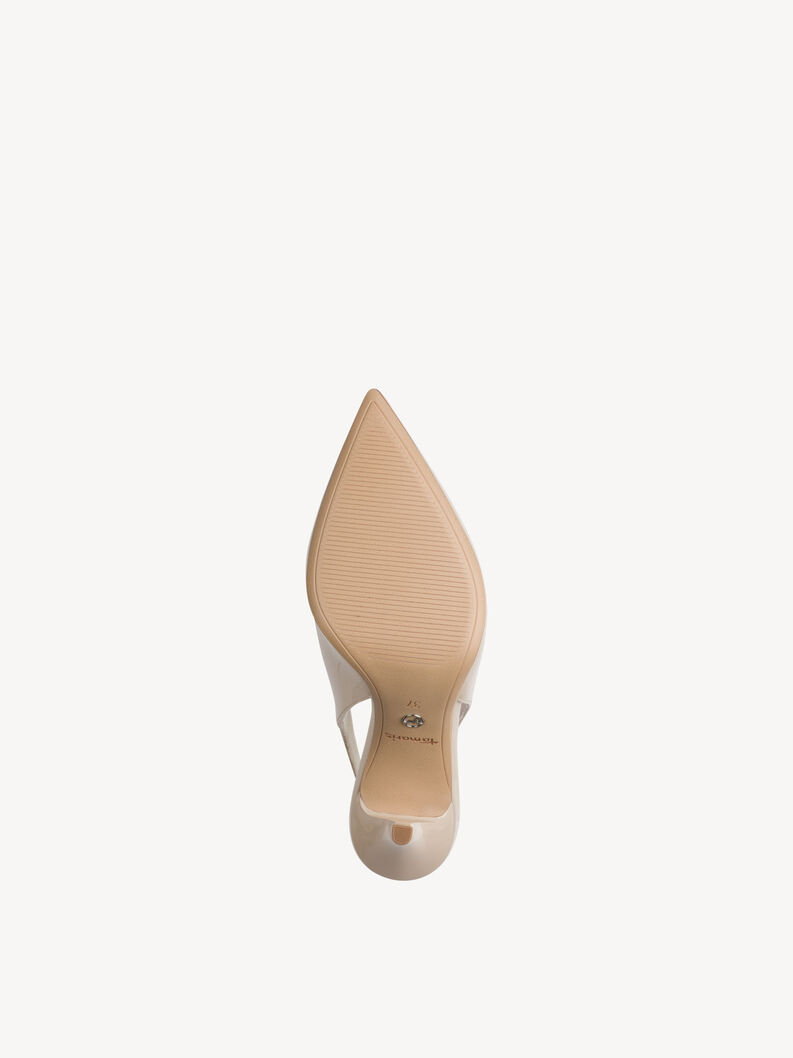 Sling pumps - beige, beige, hi-res