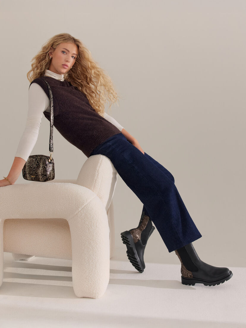 Chelseaboot, BLACK SNAKE, hi-res