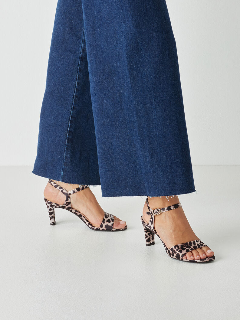 Sandalette - braun, LEOPARD, hi-res