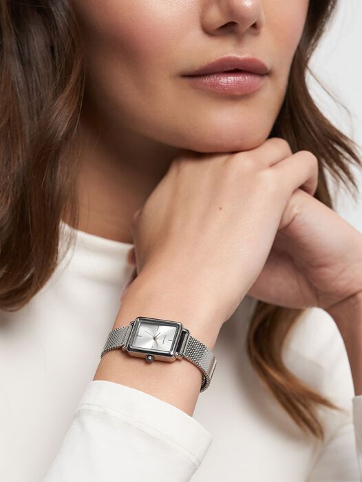 Horloge, silber-silber sunray, hi-res