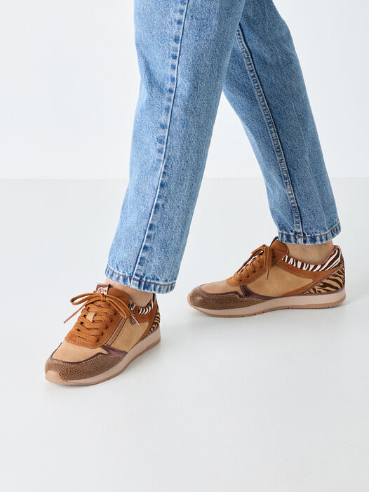 Sneaker, COGNAC COMB, hi-res