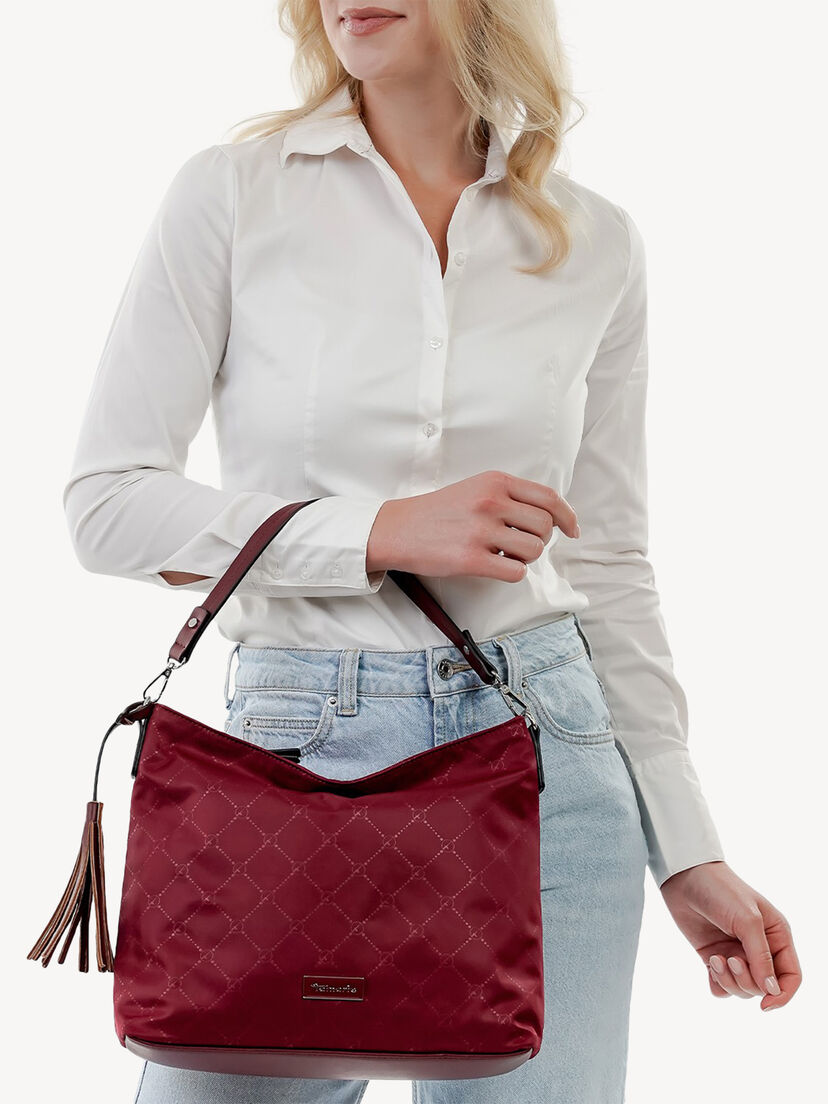 Handtas - rood, wine, hi-res