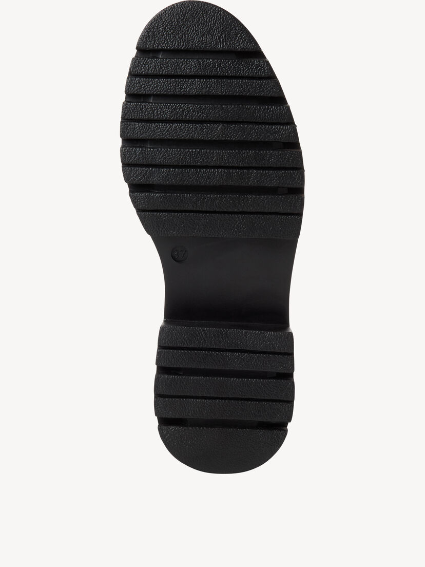 Leren Chelseaboot - zwart, BLACK LEATHER, hi-res