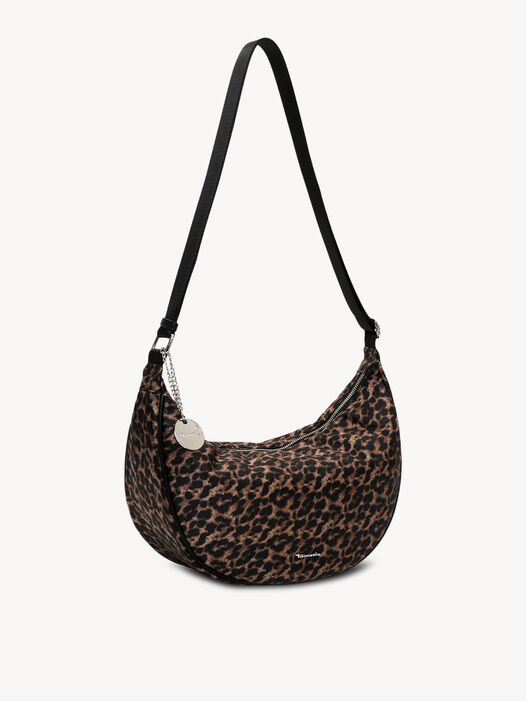 Schoudertas, black/brown, hi-res