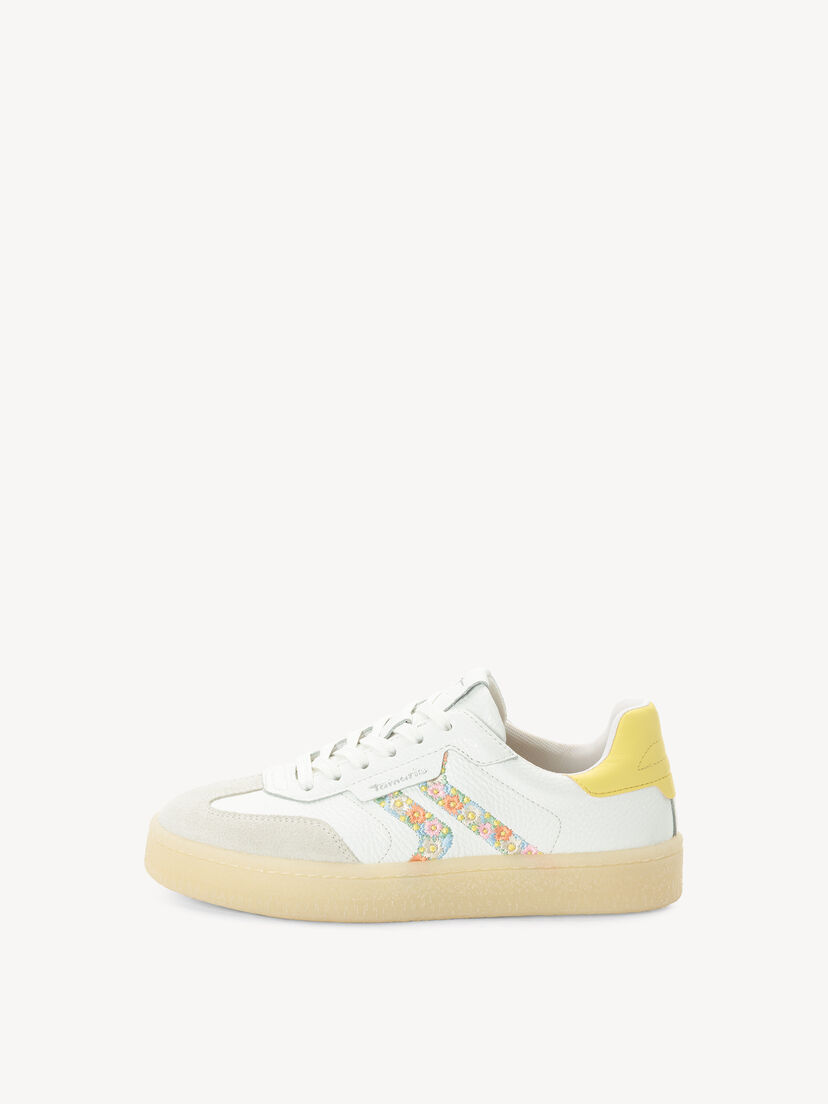 Leren Sneaker, WHITE COMB, hi-res