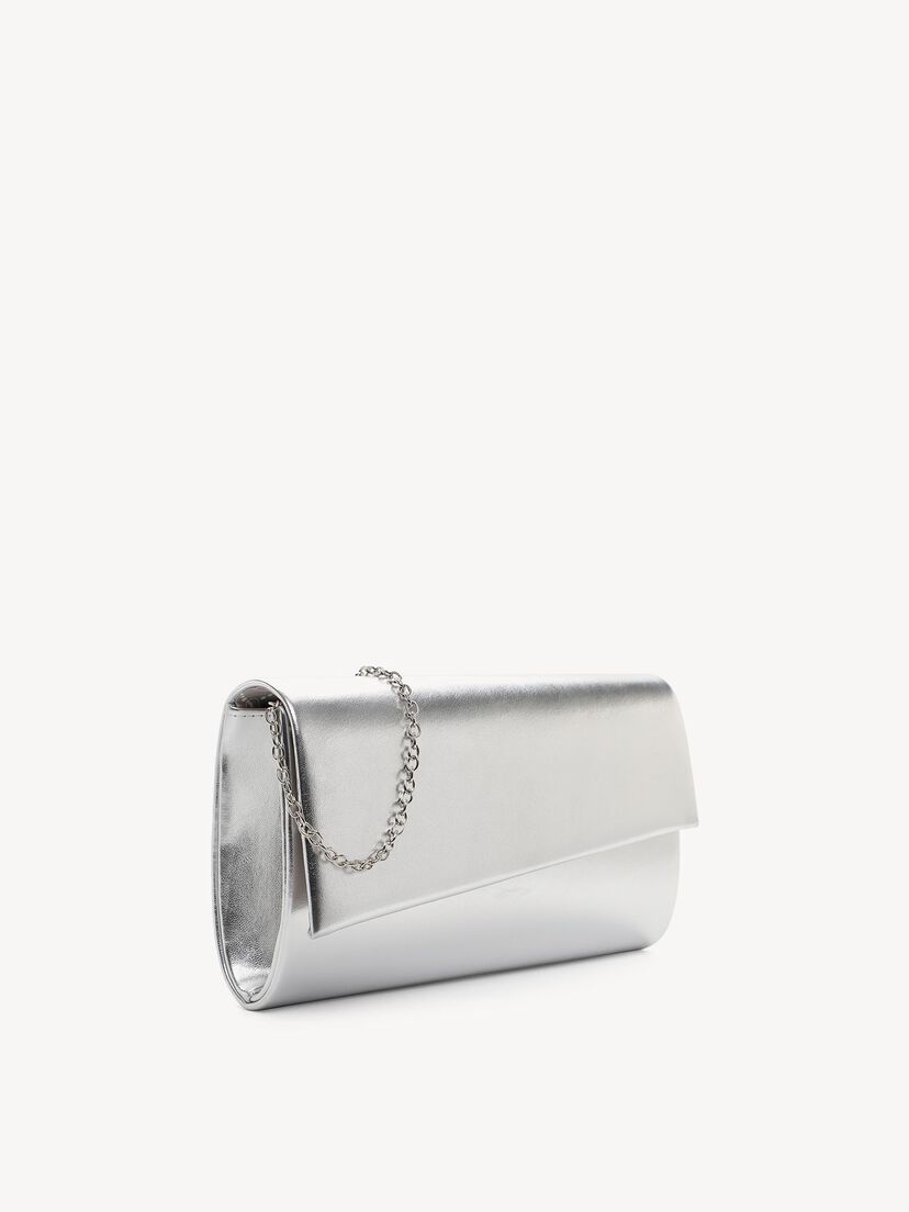 Clutch, silver, hi-res