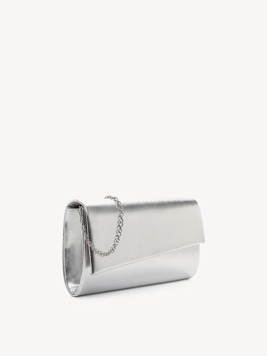 Clutch, silver, hi-res