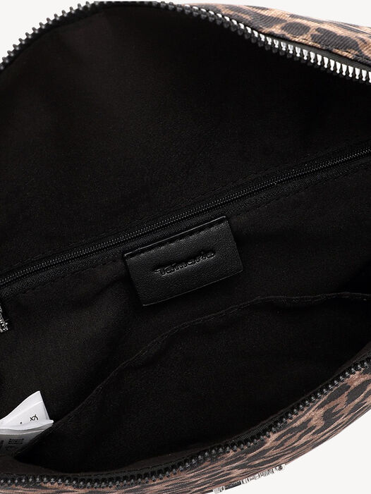 Schoudertas, black/brown, hi-res