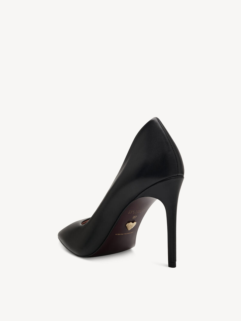 Lederpumps - schwarz, BLACK, hi-res