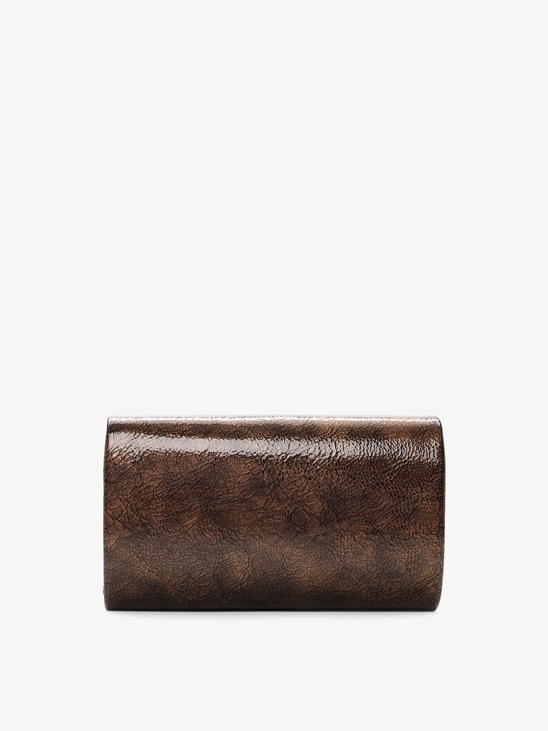 Clutch bag - brown, bronze, hi-res