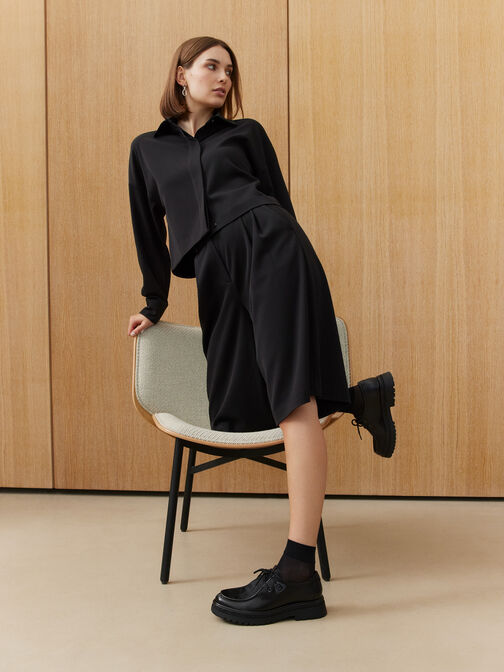 Low shoes, BLACK, hi-res