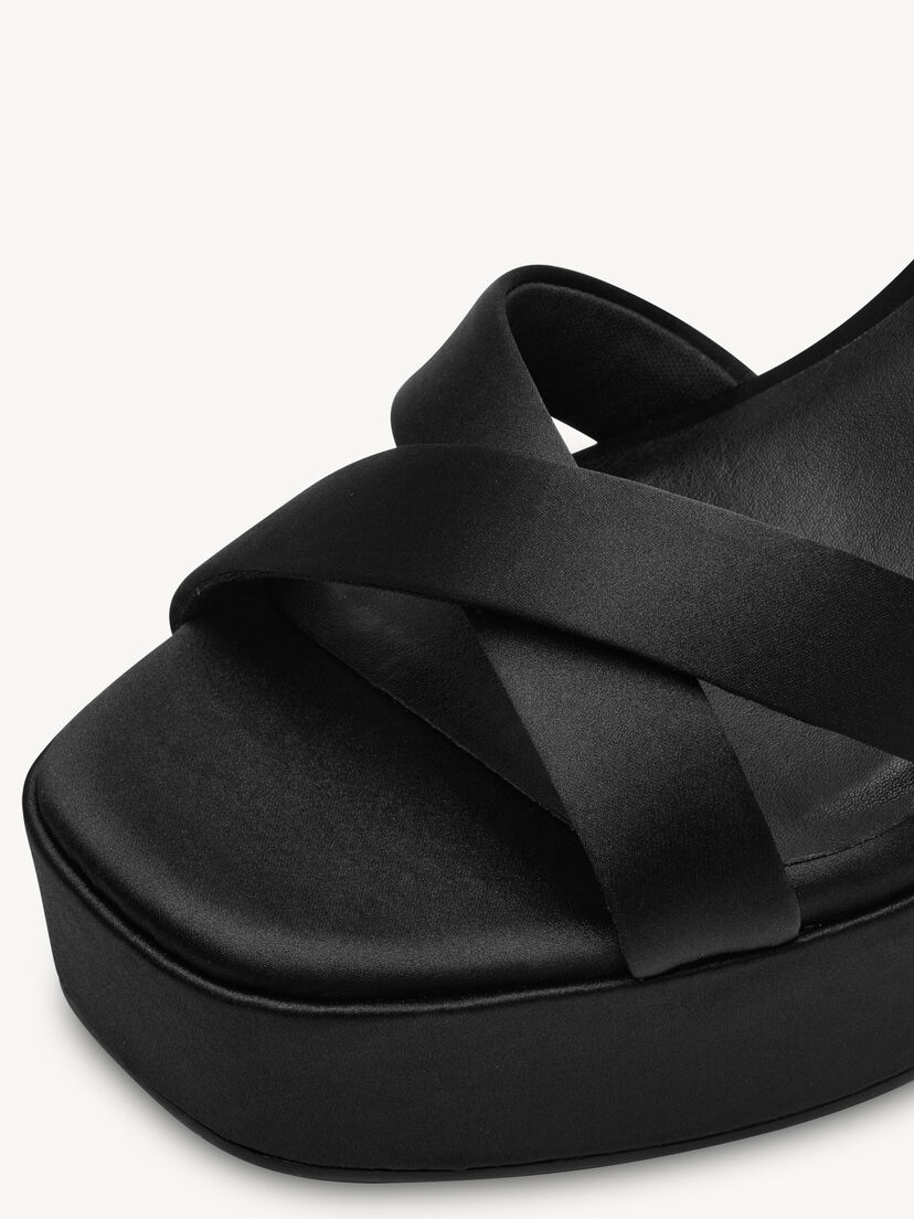 Sandaaltje - zwart, BLACK, hi-res